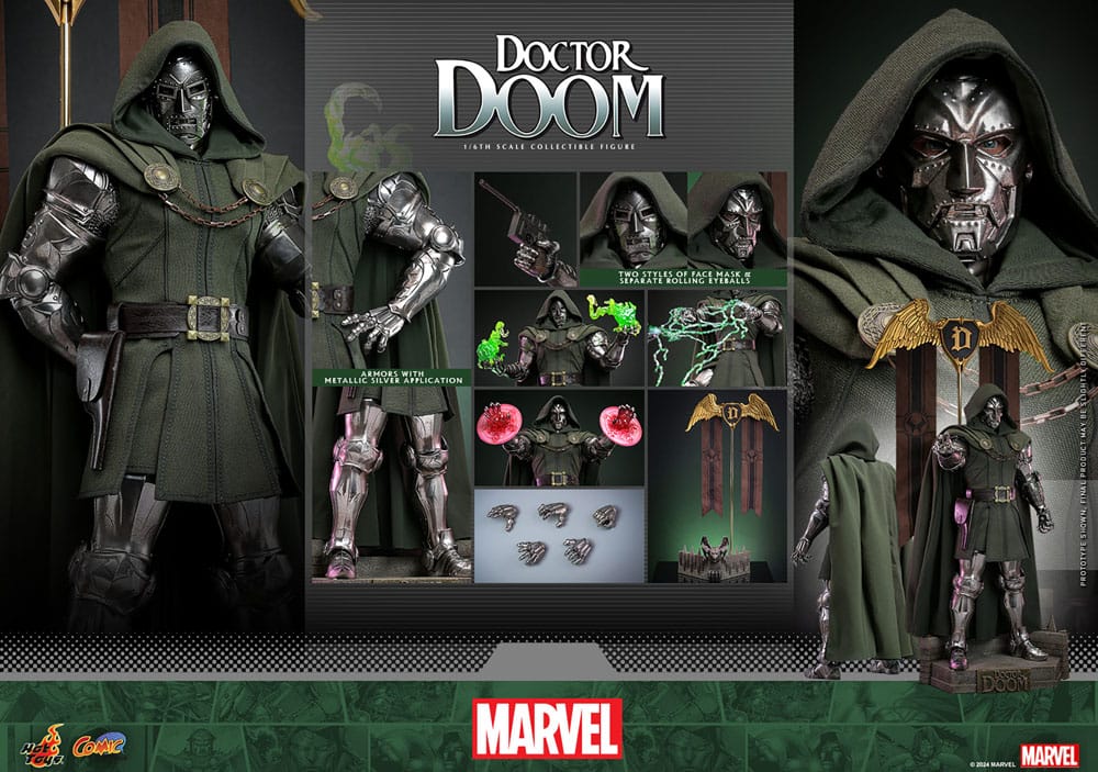 Marvel Comic Doctor Doom 33 cm 1/6 Masterpiece Action Figure