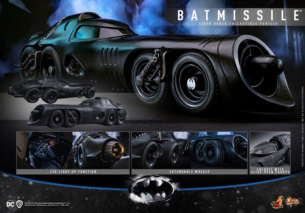 Batman Returns Batmissile 109 cm 1/6 Movie Masterpiece Vehicle Action Figure