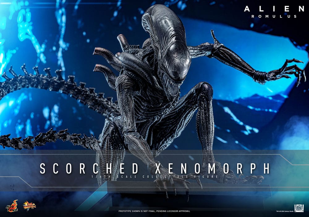 Alien Romulus Movie Masterpiece Scorched Xenomorph 44 cm 1/6 Action Figure