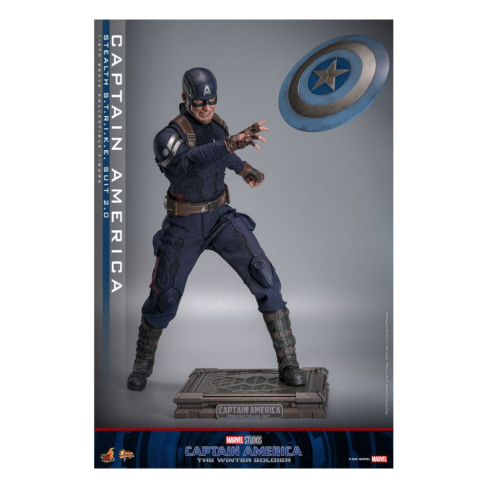 Captain America The Winter Soldier Movie Masterpiece (Stealth S.T.R.I.K.E. Suit) 2.0 31 cm 1/6 Action Figure