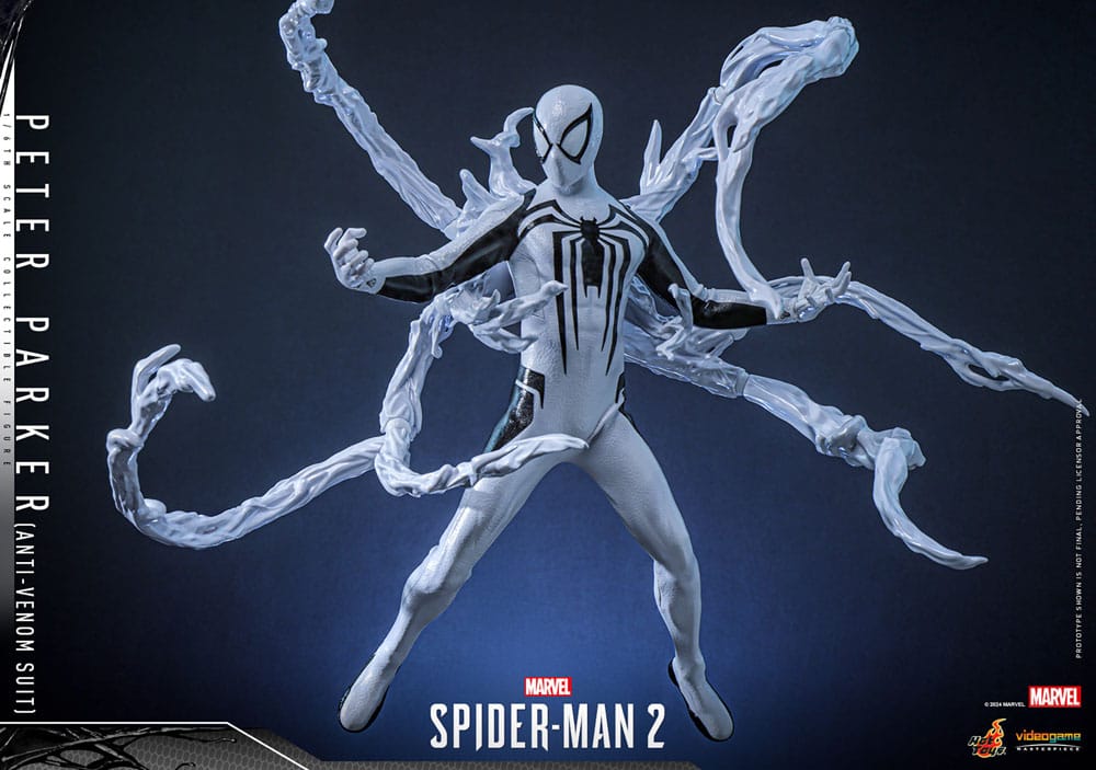 Spider-Man 2 Video Game Peter Parker (Anti-Venom Suit) 30 cm 1/6 Masterpiece Action Figure