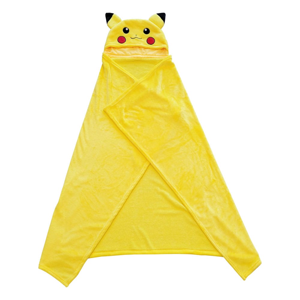 Pokémon Coral Pikachu 120 x 150 cm Hooded Blanket