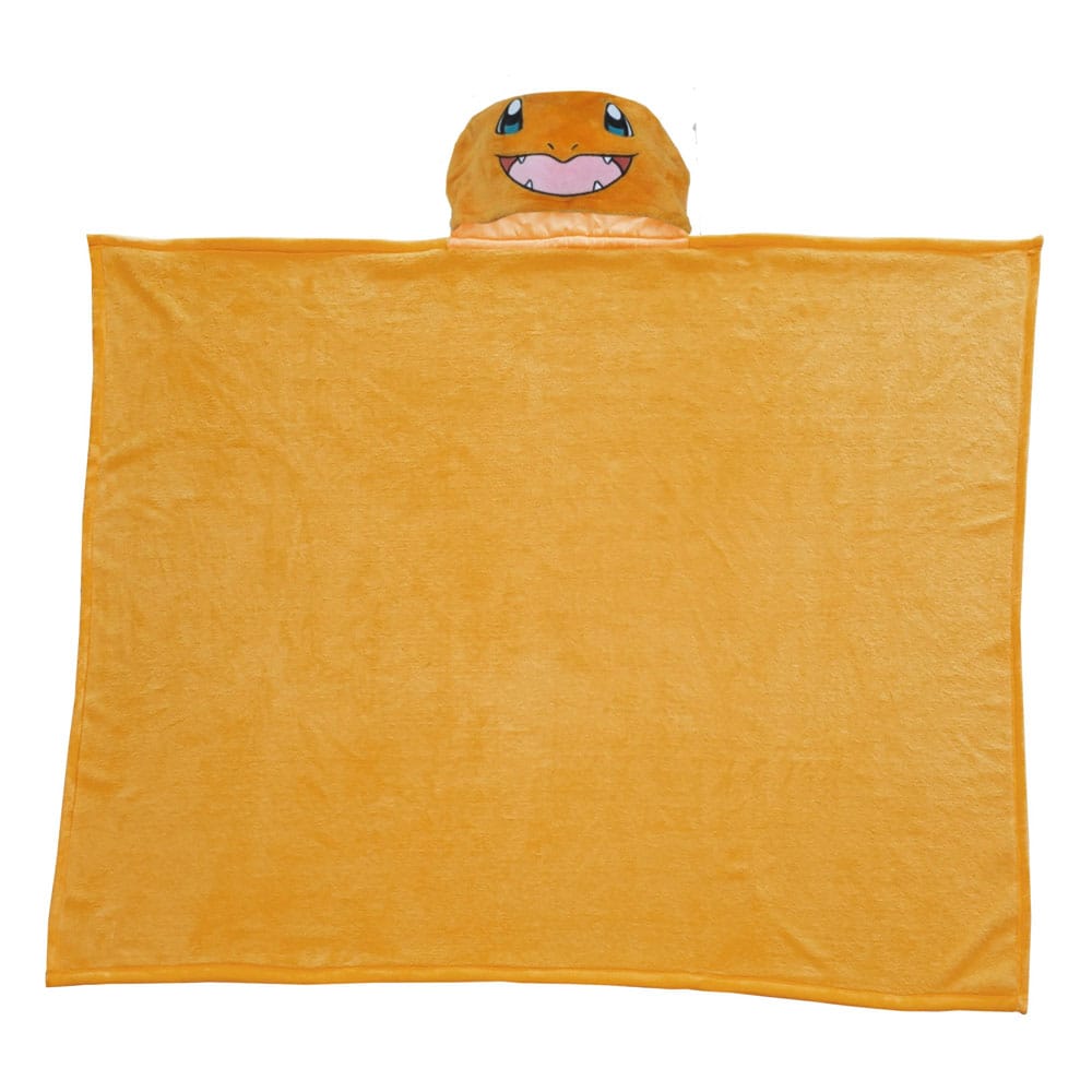 Pokémon Coral Charmander 120 x 150 cm Hooded Blanket