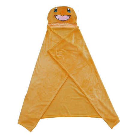 Pokémon Coral Charmander 120 x 150 cm Hooded Blanket