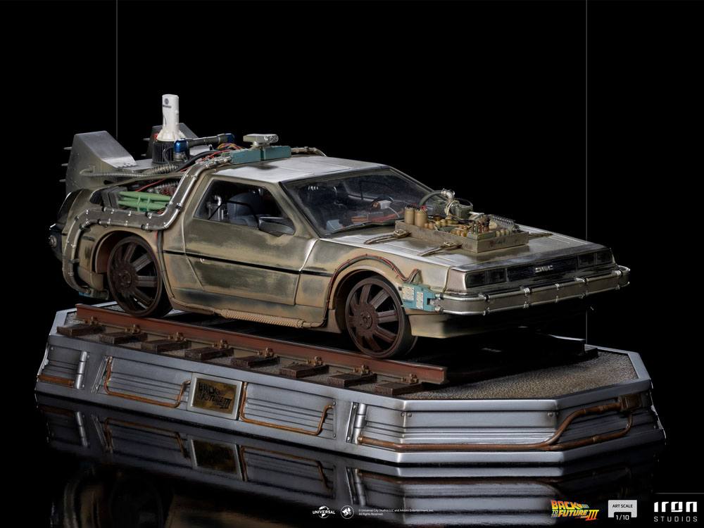 Back to the Future III DeLorean 57 cm 1/10 Art Scale Statue