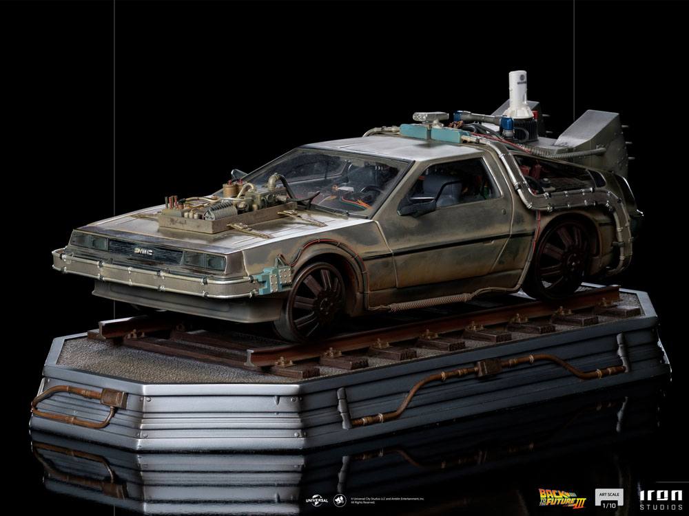 Back to the Future III DeLorean 57 cm 1/10 Art Scale Statue