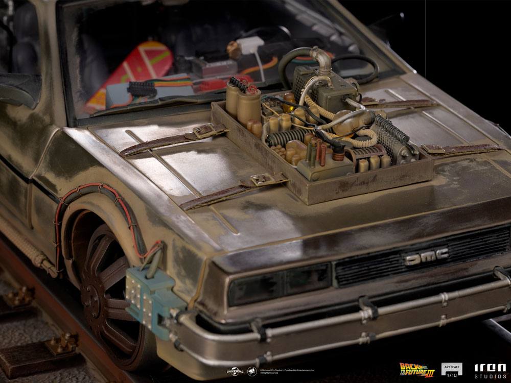 Back to the Future III DeLorean 57 cm 1/10 Art Scale Statue