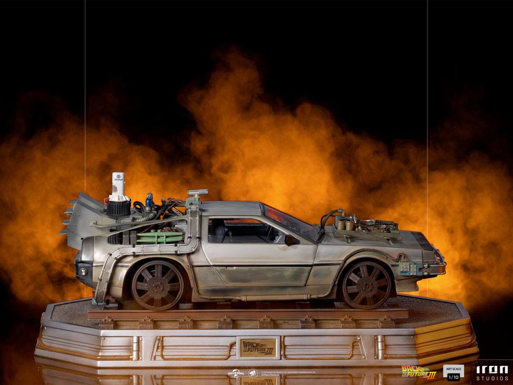 Back to the Future III DeLorean 57 cm 1/10 Art Scale Statue