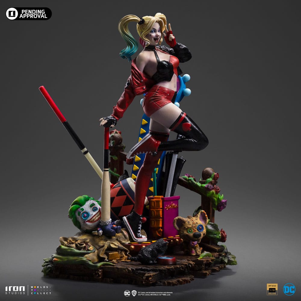 DC Comics Harley Quinn (Gotham City Sirens) 22 cm 1/10 Deluxe Art Scale Statue