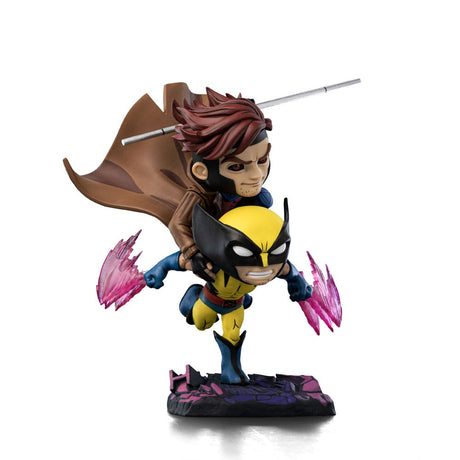 X-Men 97 Gambit and Wolverine 23 cm Mini Co. PVC Figure