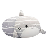 Squishmallows Grey Striped Whale Shark Sachie 30 cm Plush Figure