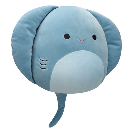 Squishmallows Muted Blue Polkadot Oval Stingray 30 cm Plush Figure