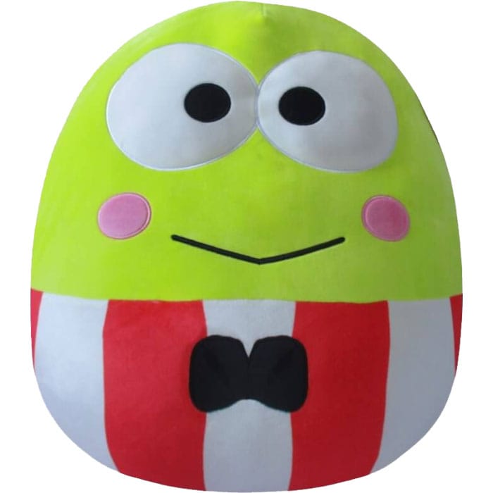 Squishmallows Sanrio Core Keroppi Red Striped Suit 25 cm Plush Figure