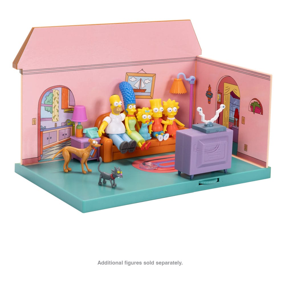 Simpsons Living Room Mini Figure Playset