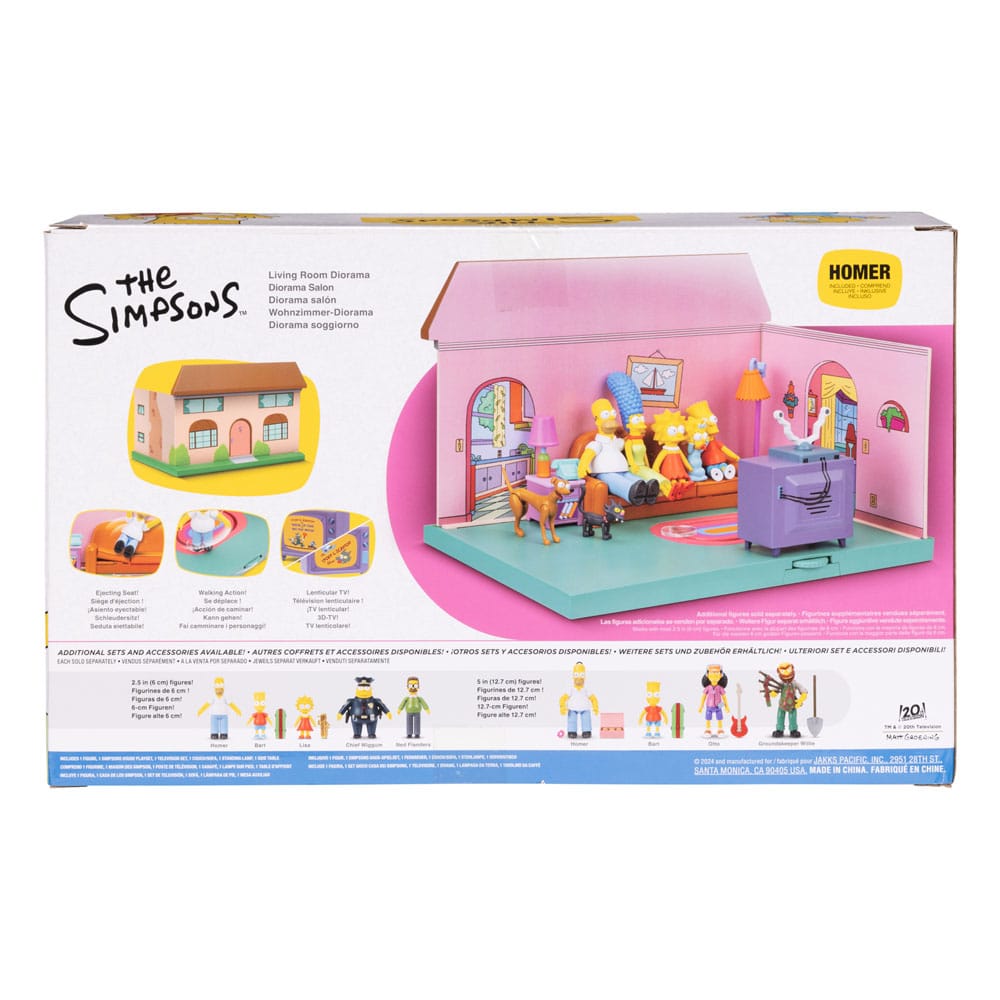 Simpsons Living Room Mini Figure Playset