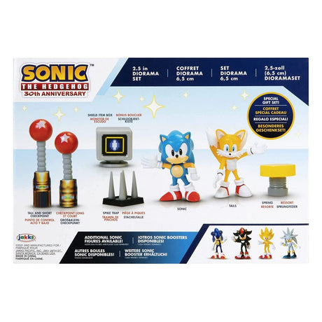 Sonic The Hedgehog 30th Anniversary 6 cm Diorama Playset