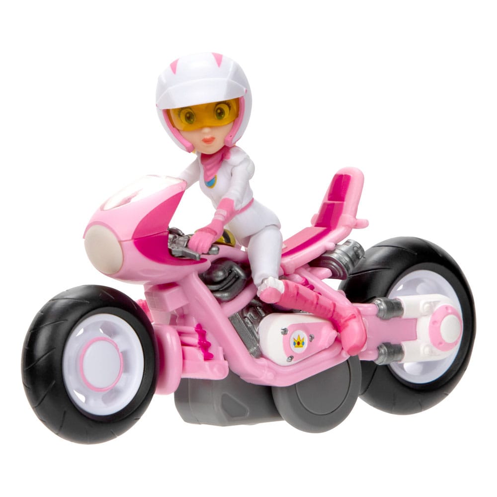 The Super Mario Bros. Movie Peach with Racer 13 cm Action Figure