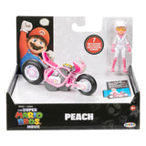 The Super Mario Bros. Movie Peach with Racer 13 cm Action Figure