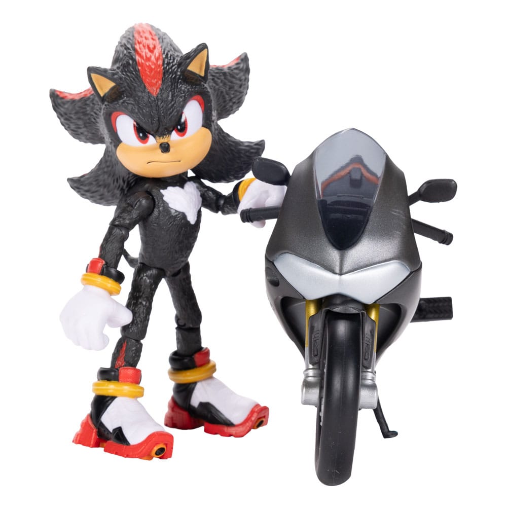 Sonic The Hedgehog Movie 3 Shadow 13 cm Action Figure with Vehicle