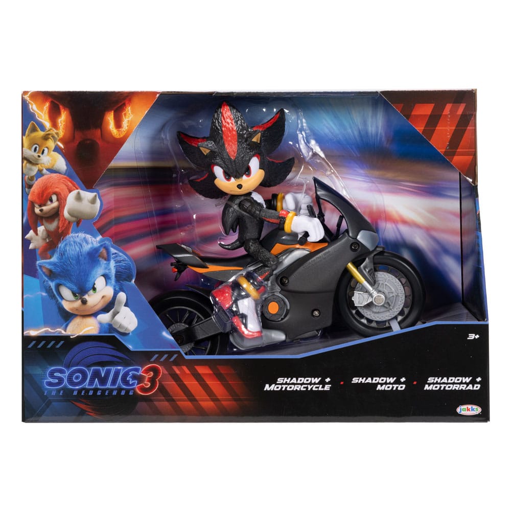 Sonic The Hedgehog Movie 3 Shadow 13 cm Action Figure with Vehicle