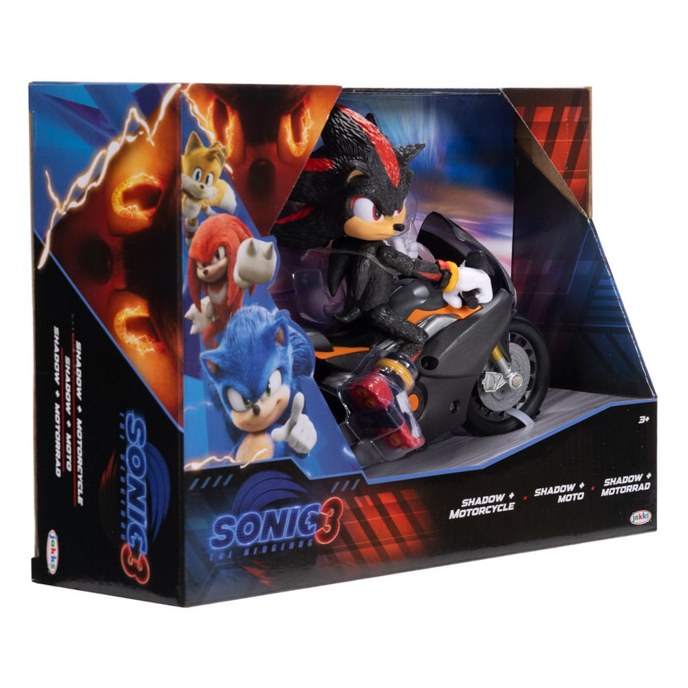 Sonic The Hedgehog Movie 3 Shadow 13 cm Action Figure with Vehicle