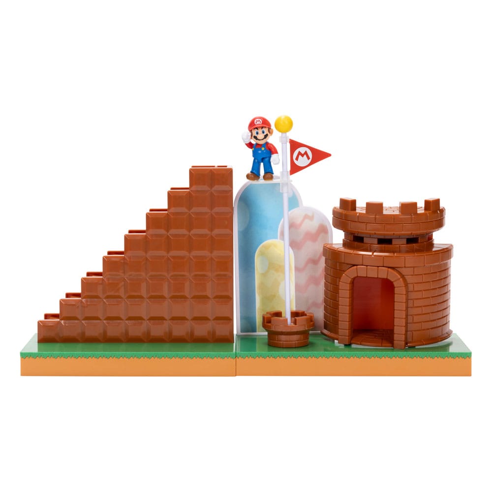 World of Nintendo Super Mario End Level Mini Figure Playset