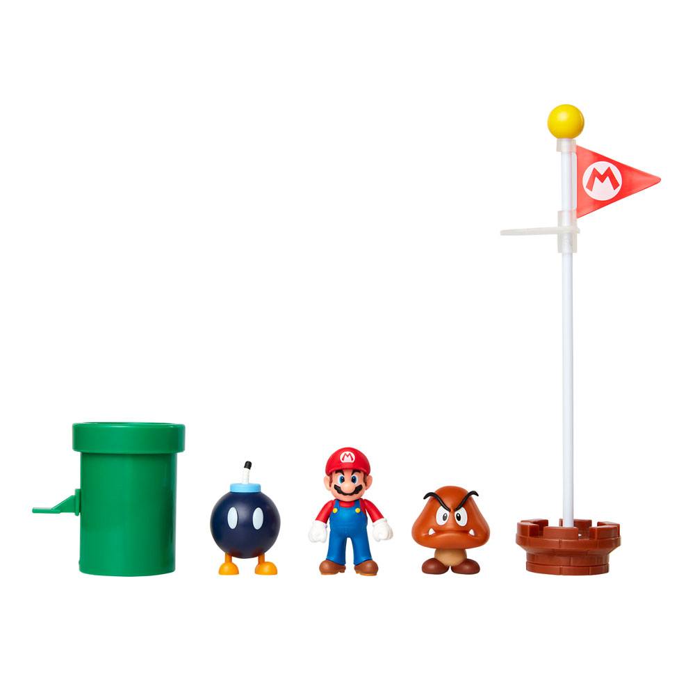 World of Nintendo Super Mario Acorn Plains Diorama Set