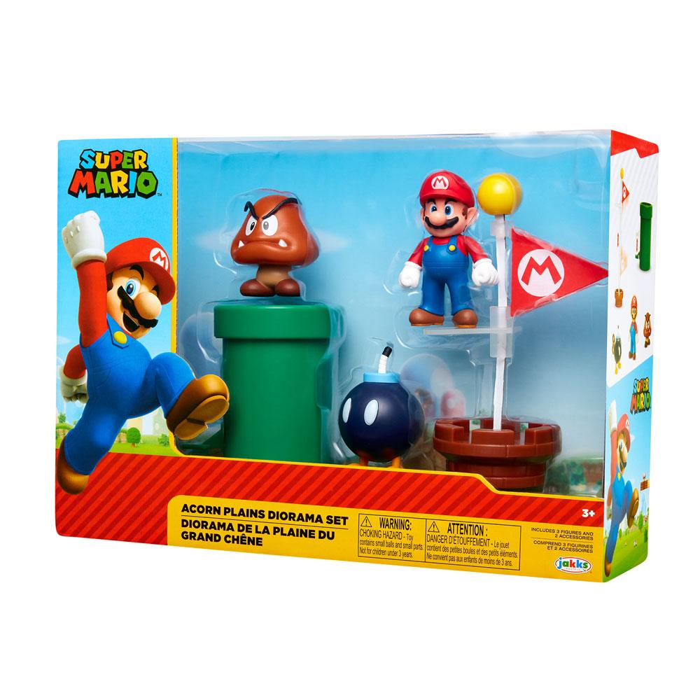 World of Nintendo Super Mario Acorn Plains Diorama Set