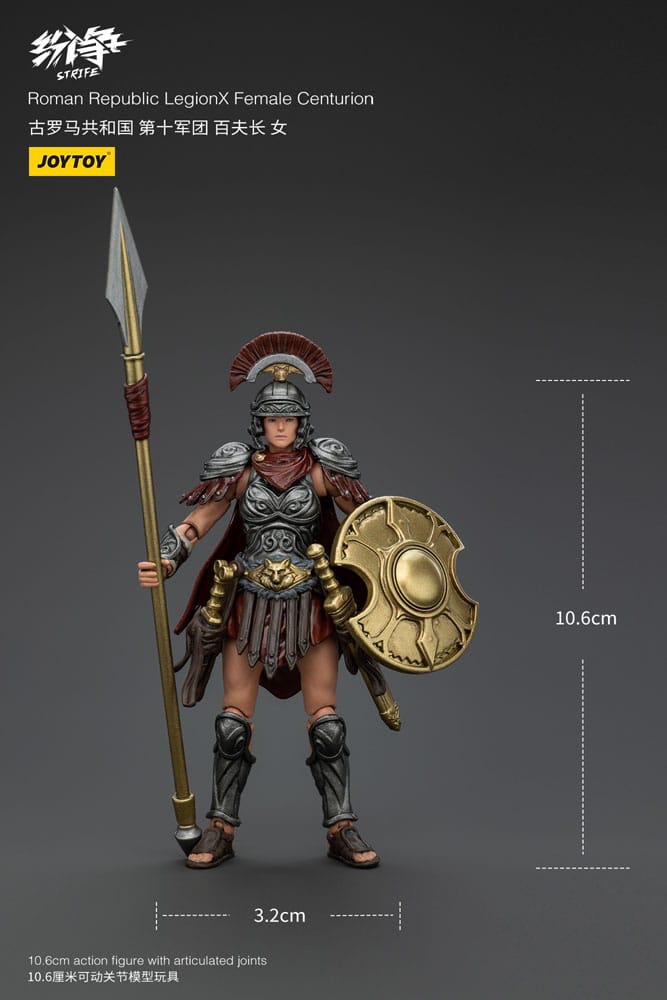 Strife Roman Republic LegionX Female Centurion 11 cm 1/18 Action Figure