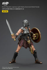 Strife Roman Republic Legionary Light Infantry Sword and Shield Female 11 cm 1/18 Action Figure