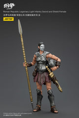 Strife Roman Republic Legionary Light Infantry Sword and Shield Female 11 cm 1/18 Action Figure