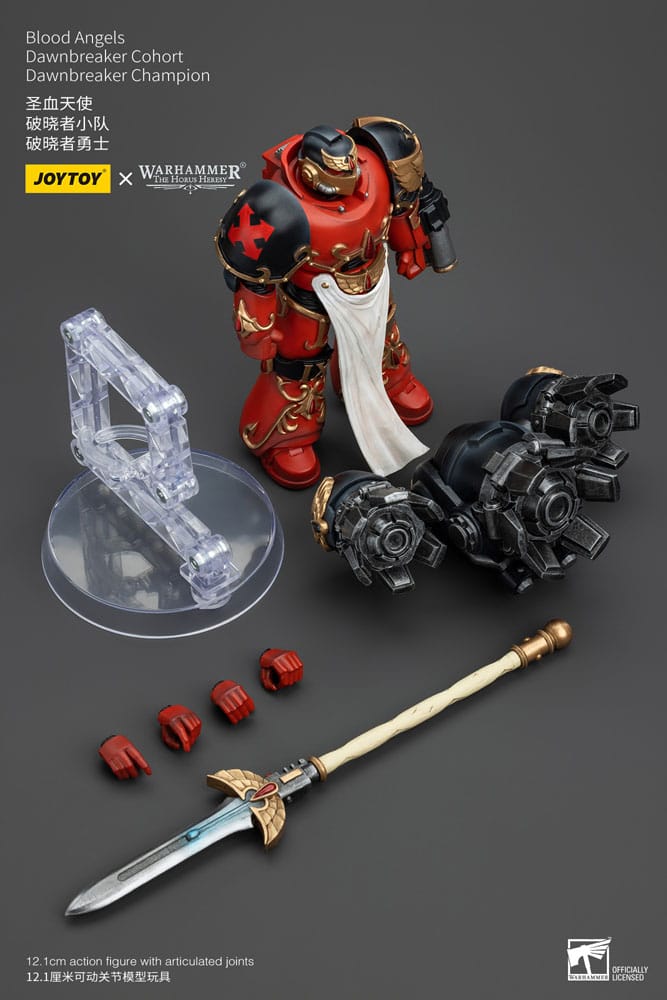 Warhammer The Horus Heresy Blood Angels Raldoron First Captain of the Blood Angels 13 cm 1/18 Action Figure