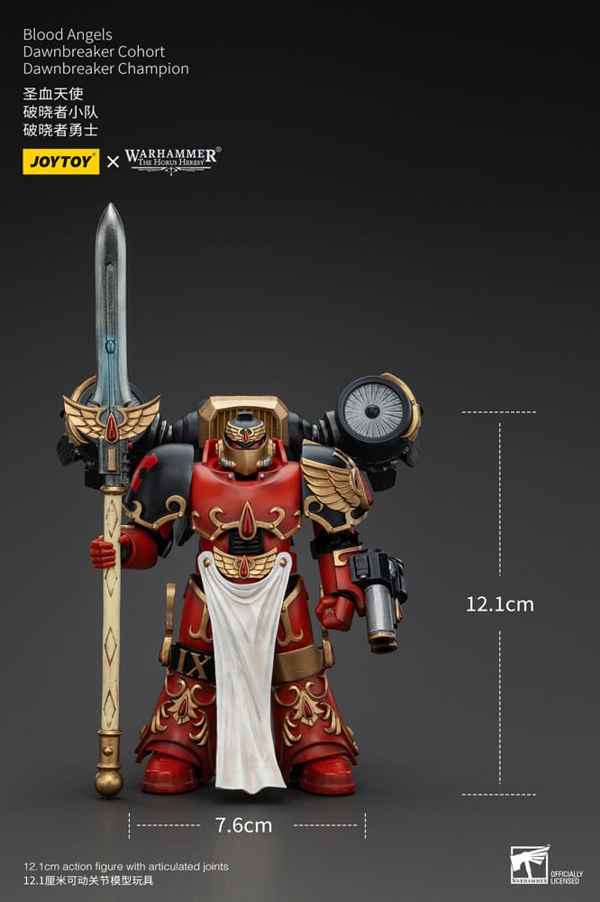 Warhammer The Horus Heresy Blood Angels Raldoron First Captain of the Blood Angels 13 cm 1/18 Action Figure