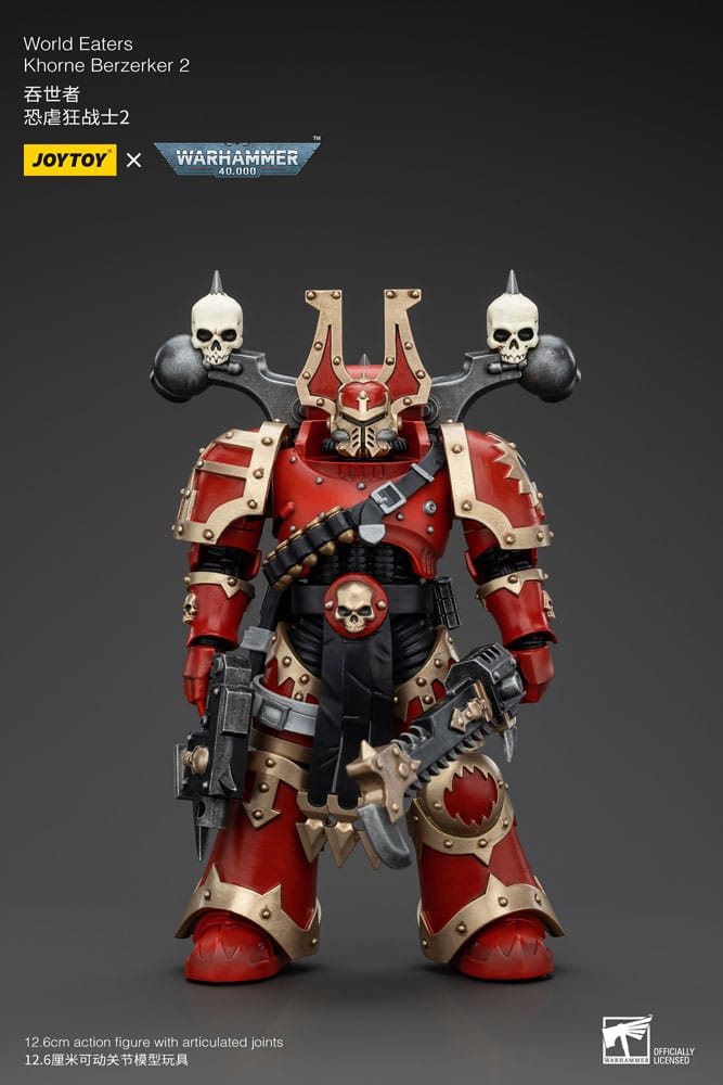 Warhammer 40k World Eaters Khorne Berzerker 2 13 cm 1/18 Action Figure