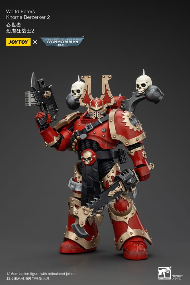 Warhammer 40k World Eaters Khorne Berzerker 2 13 cm 1/18 Action Figure