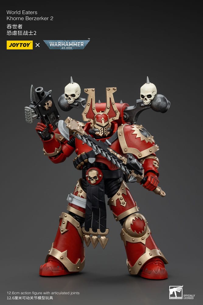 Warhammer 40k World Eaters Khorne Berzerker 2 13 cm 1/18 Action Figure