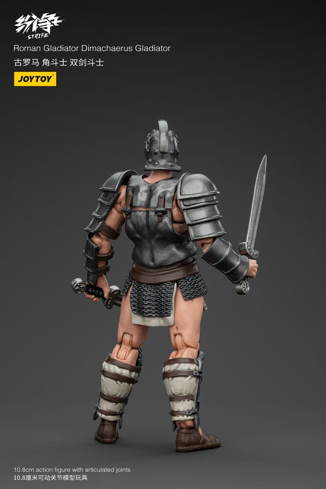 Strife Roman Gladiator Dimachaerus Gladiator 11 cm 1/18 Action Figure