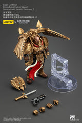 Warhammer The Horus Heresy Legio Custodes Custodian Venatari Squad Venatari with Kenetic Destroyer 2 13 cm 1/18 Action Figure