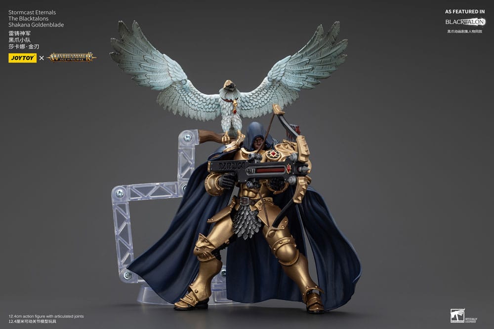 Warhammer Age of Sigmar Stormcast Eternals The Blacktalons Shakana Goldenblade 20 cm Action Figure