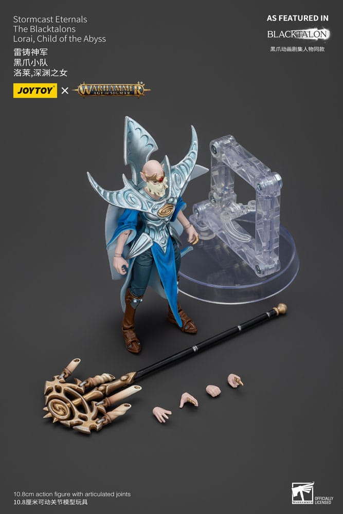 Warhammer Age of Sigmar Stormcast Eternals The Blacktalons Lorai Child of the Abyss 20 cm Action Figure