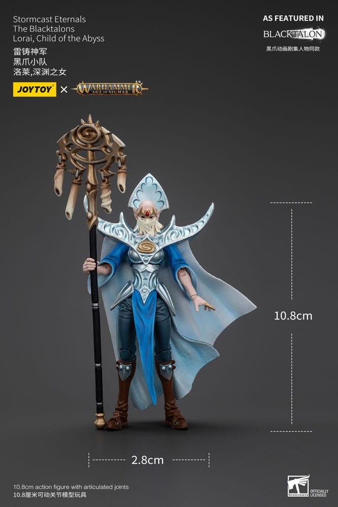 Warhammer Age of Sigmar Stormcast Eternals The Blacktalons Lorai Child of the Abyss 20 cm Action Figure