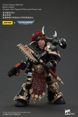 Warhammer 40k Chaos Space Marines Black Legion Chosen with Plasma Pistol and Power Axe 20 cm Action Figure