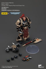 Warhammer 40k Chaos Space Marines Black Legion Chosen with Plasma Pistol and Power Axe 20 cm Action Figure