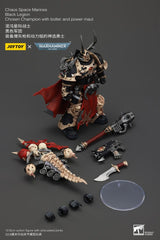 Warhammer 40k Chaos Space Marines Black Legion Chosen Champion with Bolter and Power Maul 20 cm Action Figure