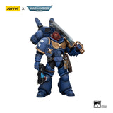 Warhammer 40k Ultramarines Jump Pack Intercessors Sergeant With Plasma Pistol And Power Sword 12 cm 1/18 Action Figure