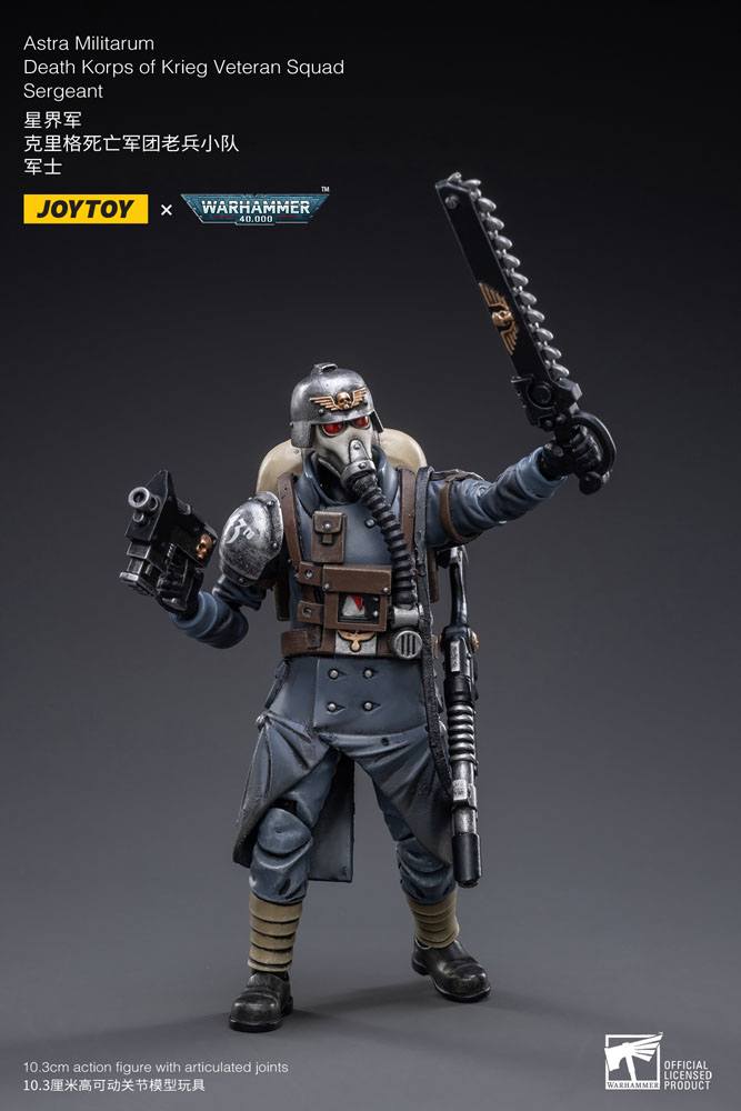 Warhammer 40k Death Korps of Krieg Veteran Squad Sergeant10 cm 1/18 Action Figure