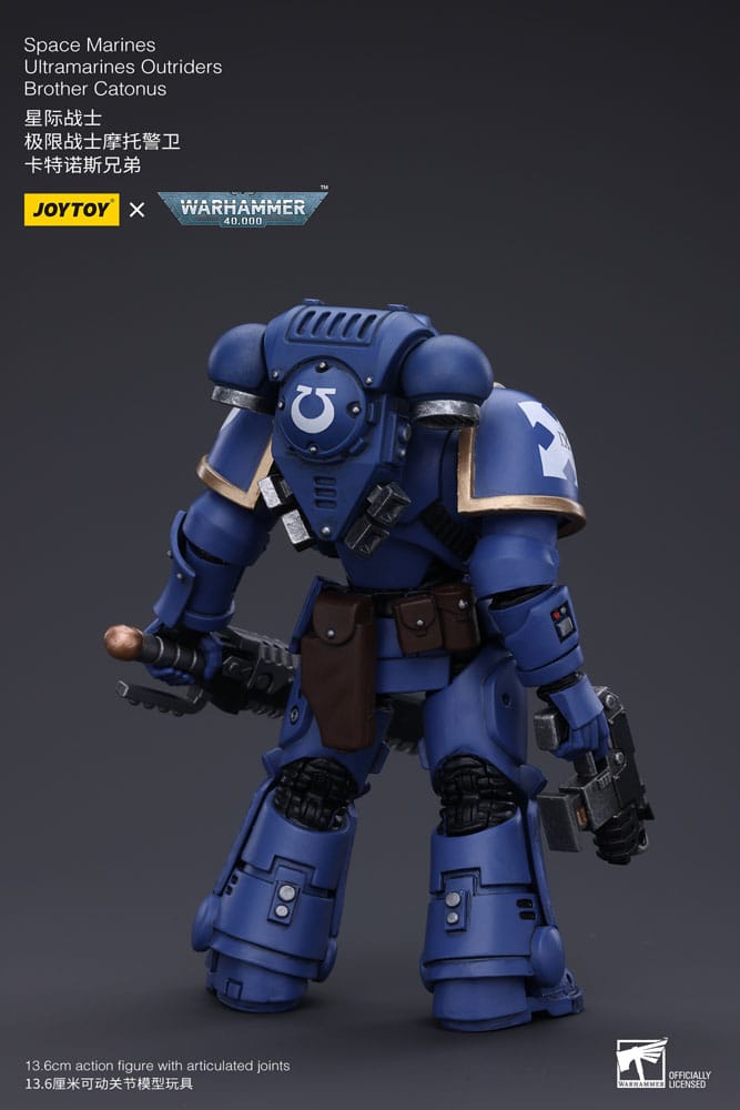 Warhammer 40k Space Marines Ultramarines Outriders Brother Catonus 14 cm Action Figure