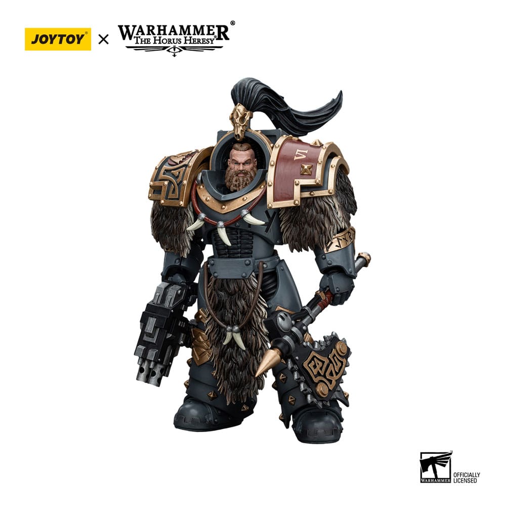 Warhammer The Horus Heresy Space Wolves Varagyr Wolf Guard Squad Varagyr Terminator 3 12 cm 1/18 Action Figure