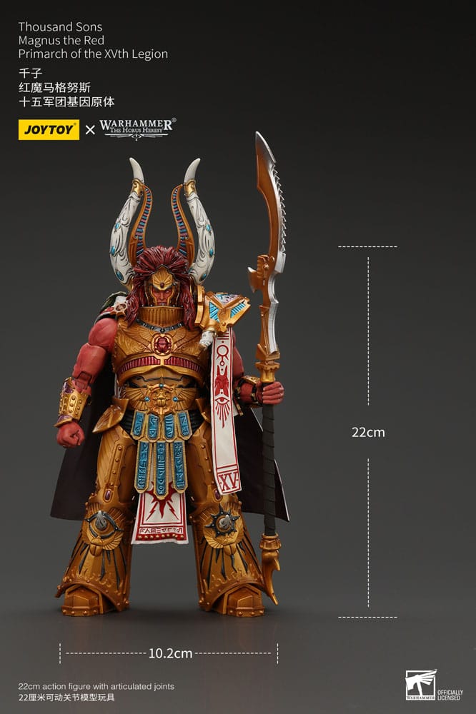 Warhammer The Horus Heresy Thousand sons Magnus the Red Primarch of the XVth Legion 12 cm 1/18 Action Figure