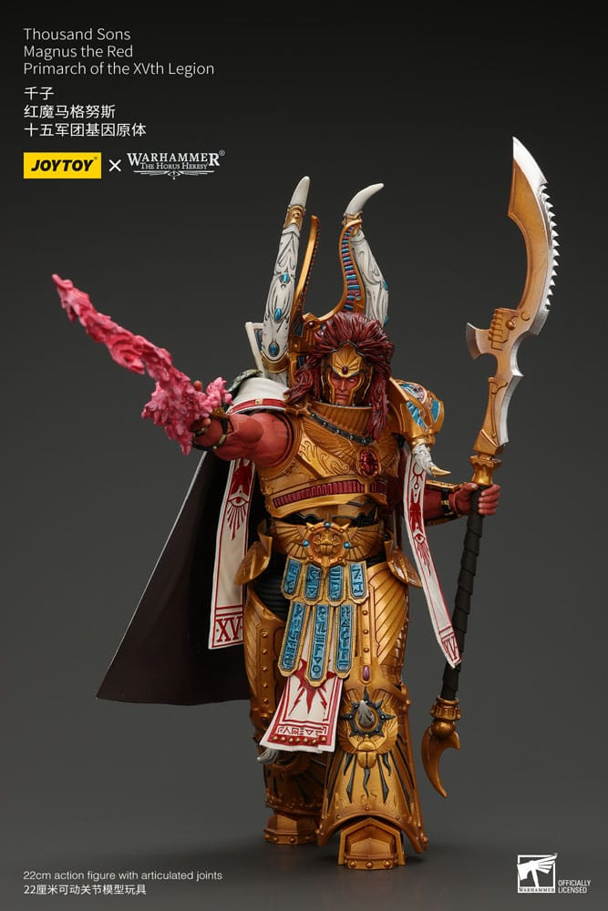 Warhammer The Horus Heresy Thousand sons Magnus the Red Primarch of the XVth Legion 12 cm 1/18 Action Figure